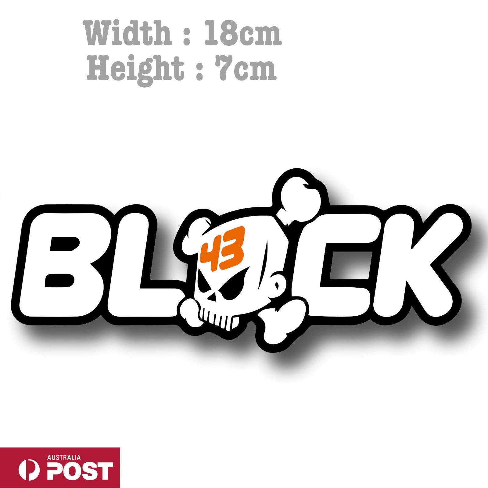 Ken Block 43 Ken Block Skull Logo JDM DRIFT  #2 Decal Sticker