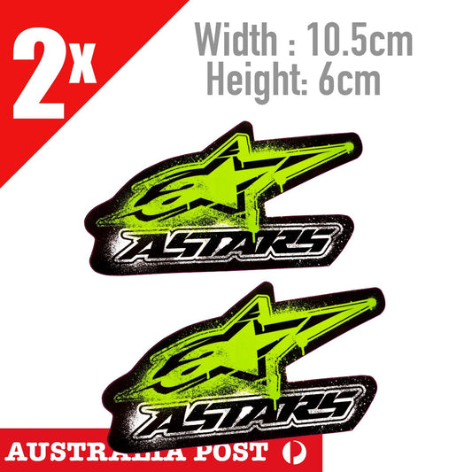 ALPINESTARS Logo Helmet Motorcycle  Decal Stickers