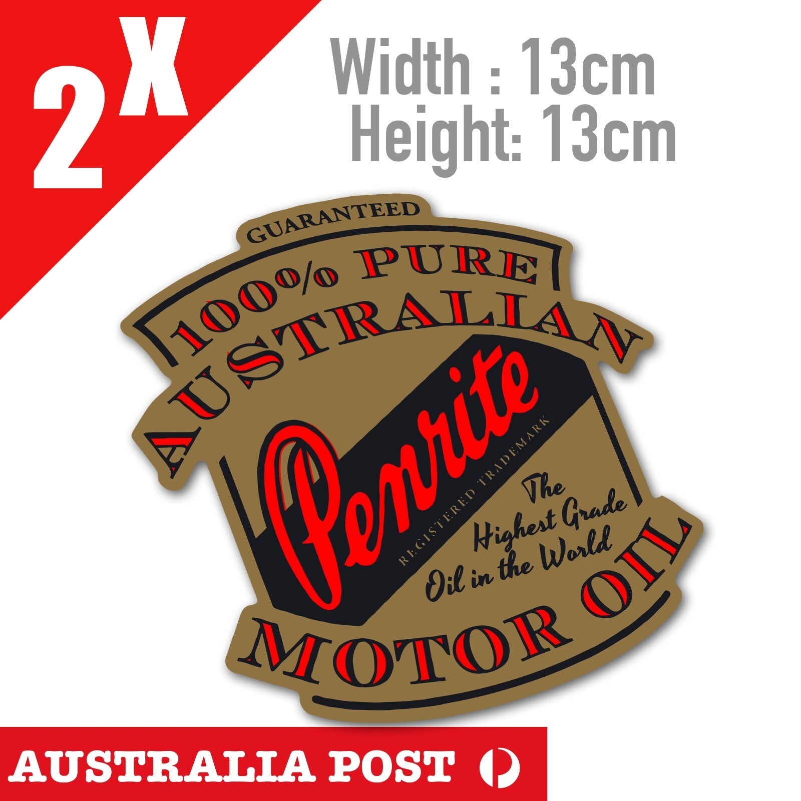 PENRITE Oil Logo Vintage Logo Vinyl  Stickers