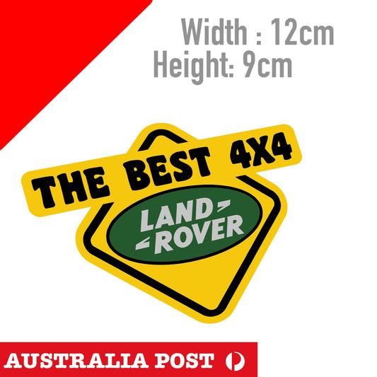 Land Rover Best Off 4x4, Off Road, 4x4 , 4WD , I May Get Lost Logo Sticker