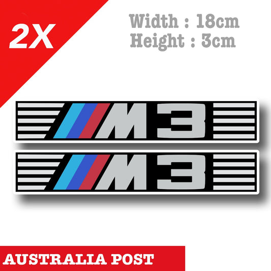 BMW M3 Badge Logo - BMW E32 Badge Vinyl  Sticker