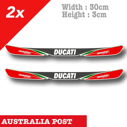 Ducati Motorcycle Helmet Visor - Ducati Logo , MotoGP , Helmet Visor Stickers