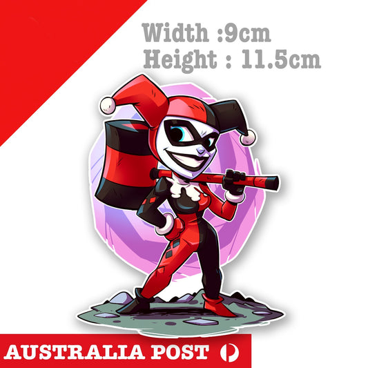 Harley Quinn - Suicide Squad with Mallet  JOKER DC Sticker