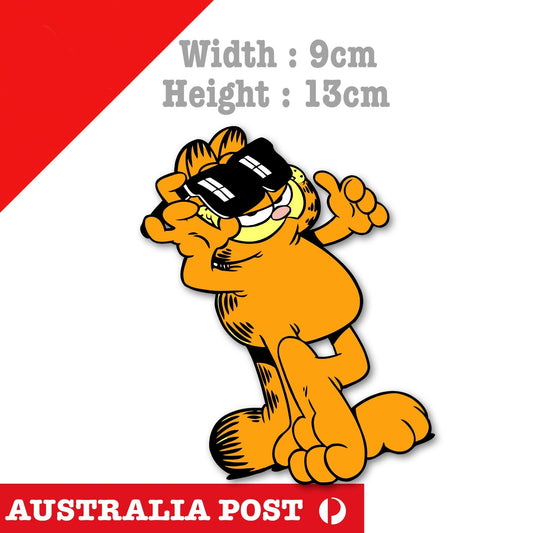 Garfield Thumbs Up Funny Cat , Garfield Lazy Cat Funny Sticker