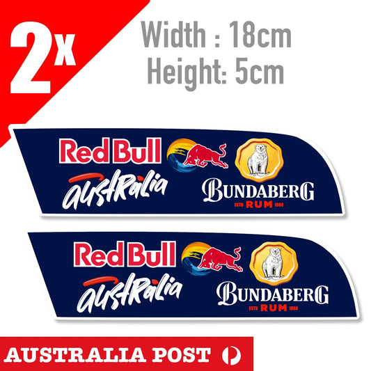 Bunddaberg RUM Red Bull Australia Fridge, Bar, Whiskey Vinyl  Sticker 