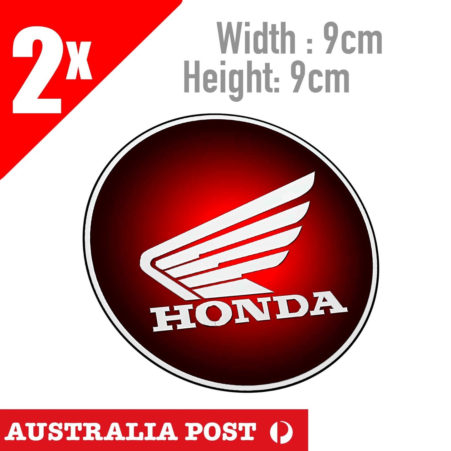 HONDA  MOTORCYCLE Round STICKER
