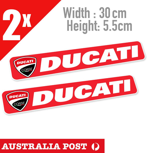 DUCATI Corse Banner, Motorcycle, MotorSport , MotoGP Stickers