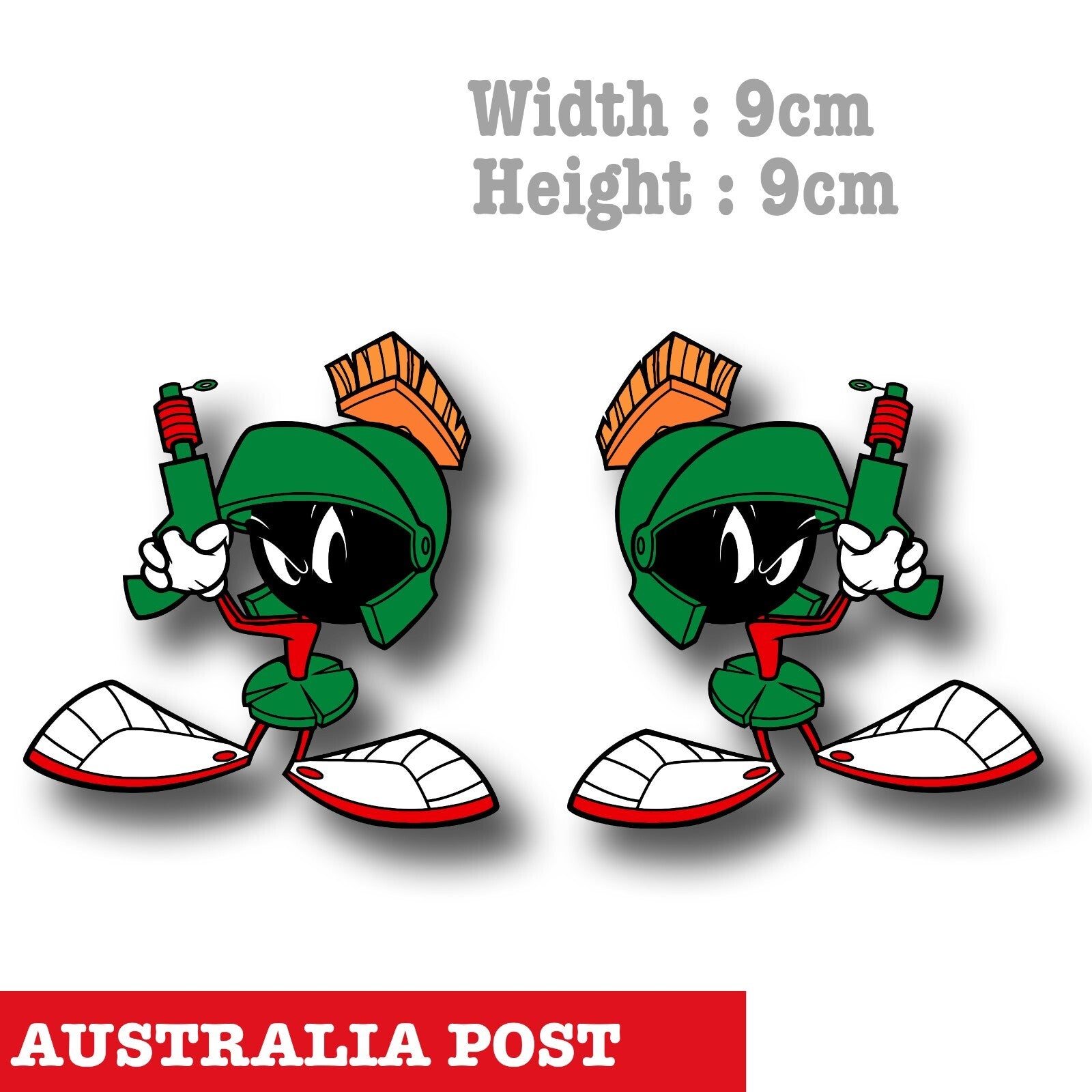 Marvin the Martian Laser Gun -  Looney Tunes Funny  Decal Sticker