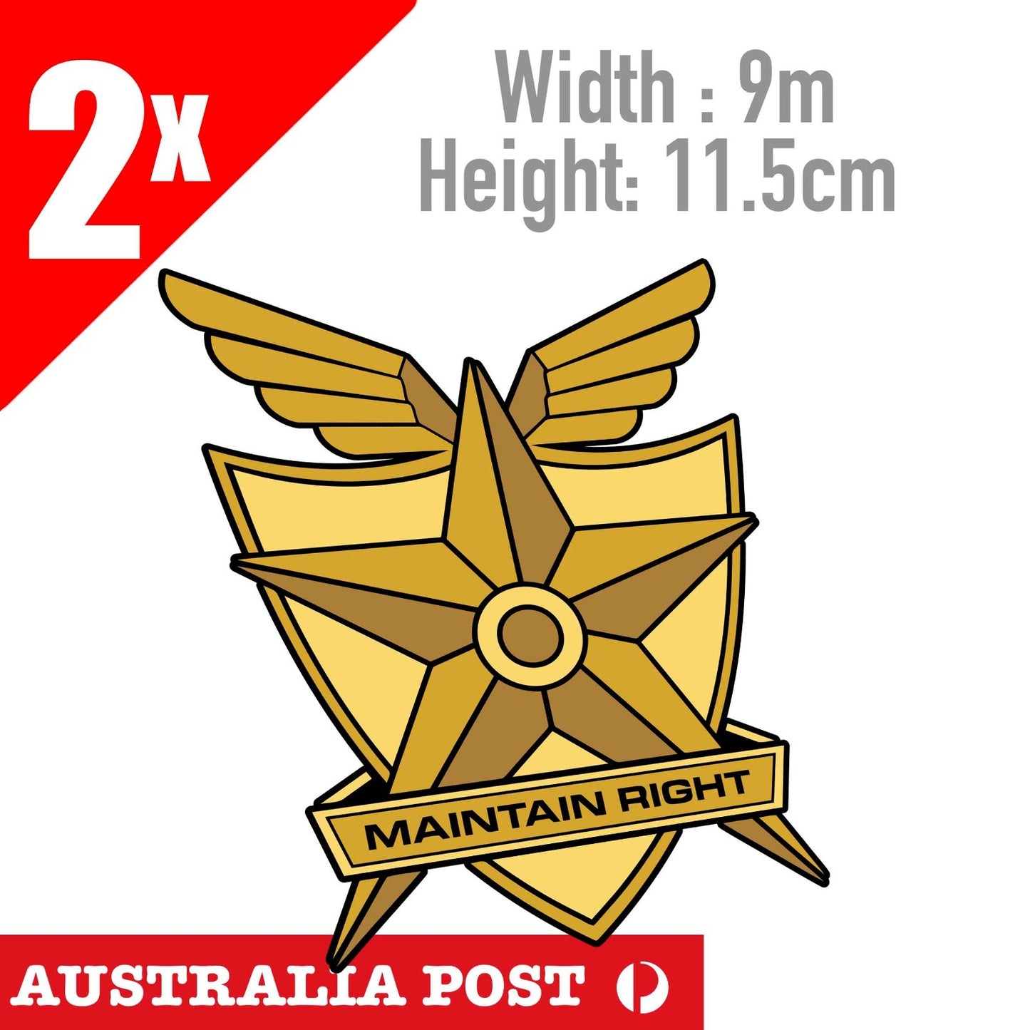 MAD MAX MFP MAINTAIN RIGHT DECAL STICKER FUNNY NOVELTY DECALS STICKERS