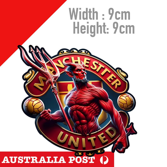 Evil  Demon Manchester United FC Premier  League Sticker Car Wall Sticker