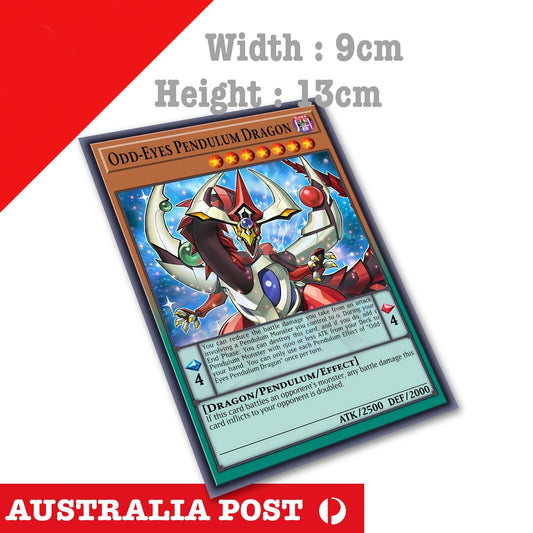 Yu-Gi-Oh, ODD-EYES PENDULUM Dragon Card , Japanese manga series Sticker