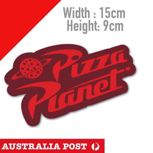 Pizza Planet Delivery Logo Toy Story  Laptop , Car  Vinyl  Sticker 