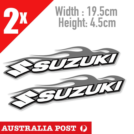 SUZUKI JDM flame bannere Logo Racing Sticker
