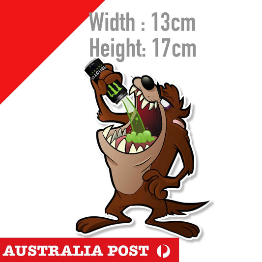 Monster Energy Drink Taz the Devil - Tasmanian Devil Funny  Sticker