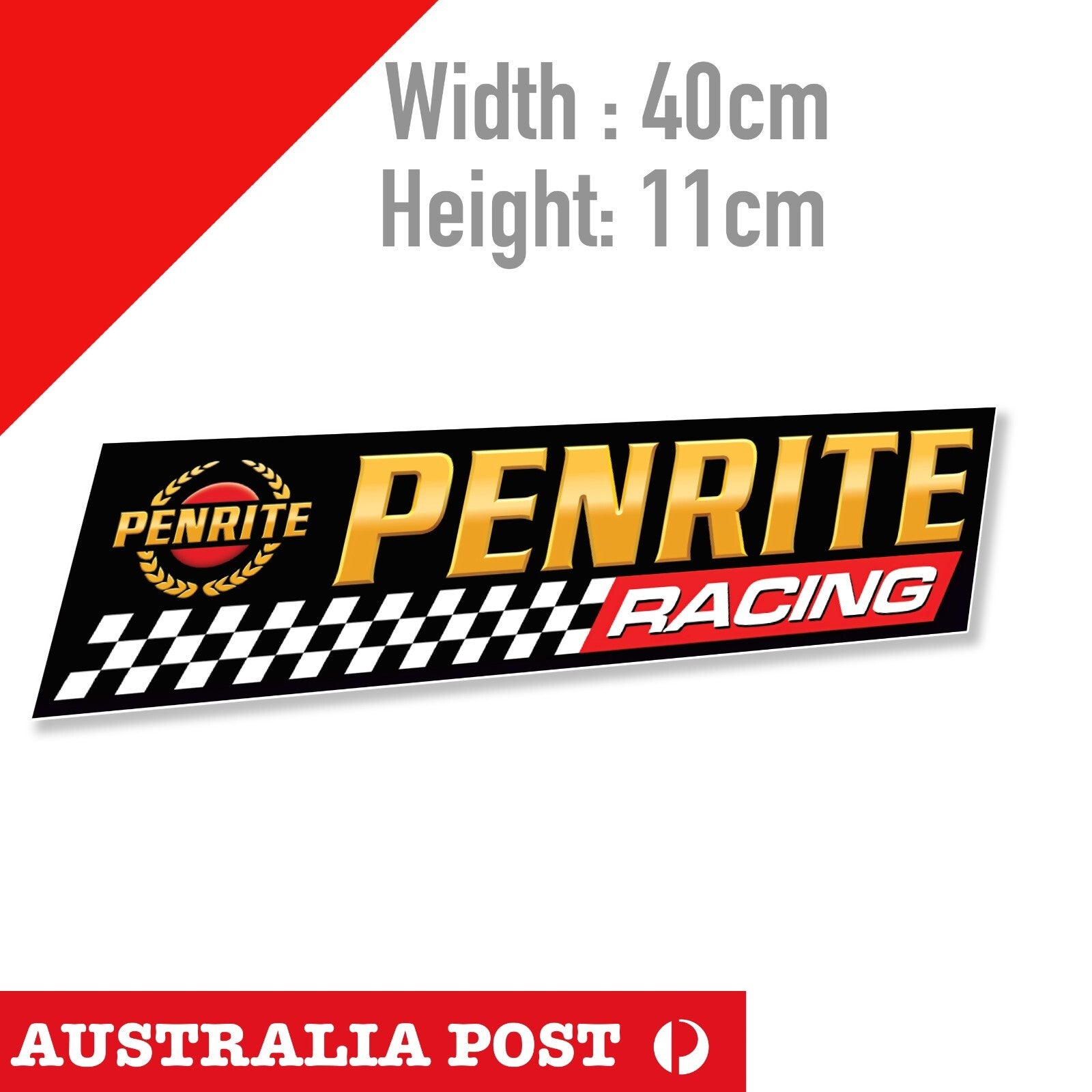 PENRITE BANNER RACING Logo PENRITE Racing Banner Sticker – Astro Stickers