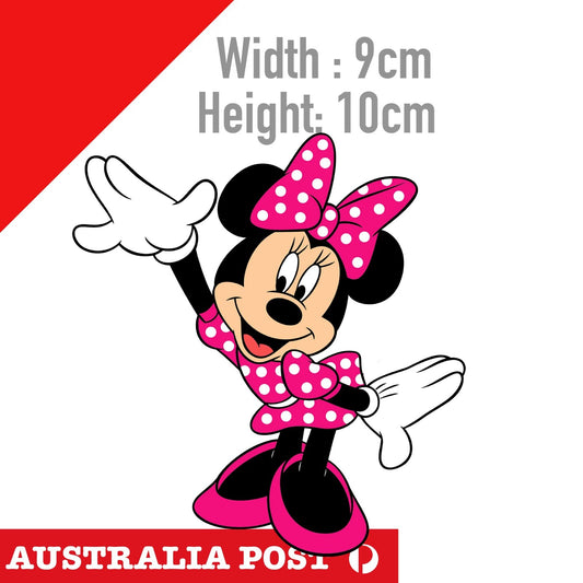 Minnie Mouse Pink Dress  Laptop , Car  Vinyl  Sticker 