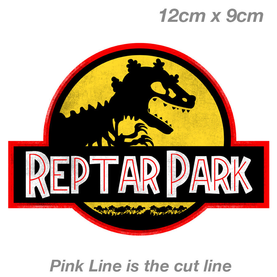 JURASSIC PARK Raptor Park Laptop , Car  Vinyl  Sticker 