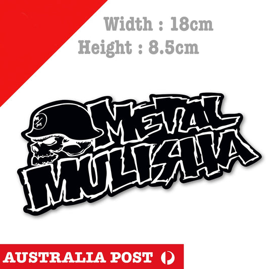 Metal Mulisha ,Motocross Dirt Bike 4x4, Off Road Australian Flag Helmet Sticker