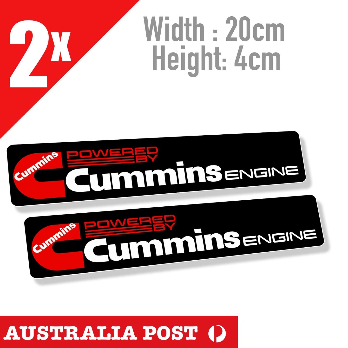 CUMMINS DISEL Engine Oil Banner Stickers