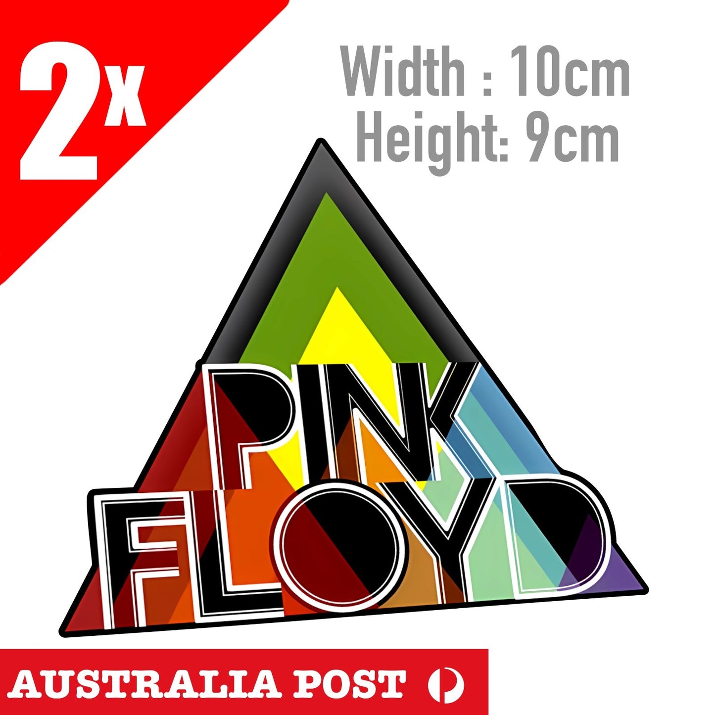 Pink Floyd Logo Decal 2x Sticker