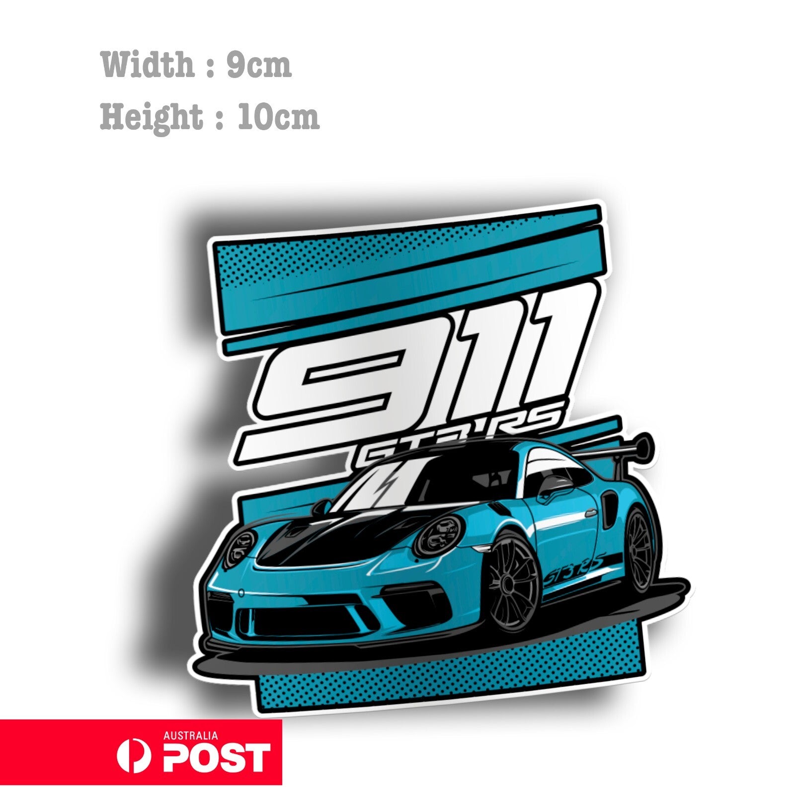 Porsche 911 GT3 RS Vinyl  Sticker