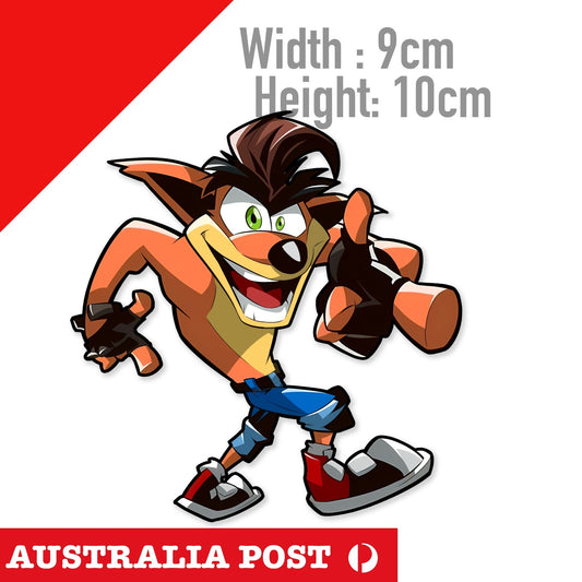Crash Bandicoot Fox - Video Game Decal Sticker