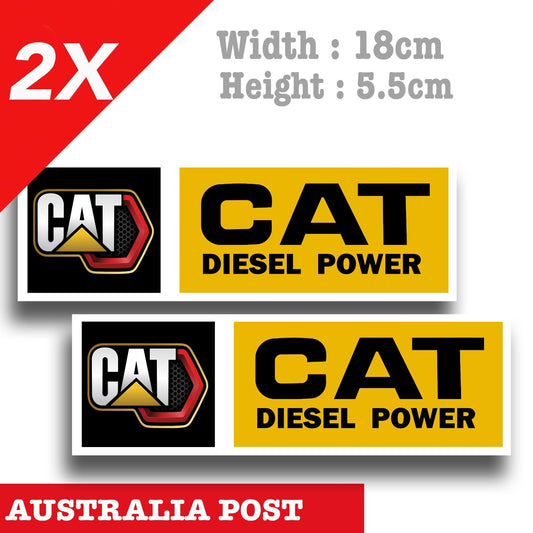 Caterpillar Diesel Power Logo x2  Stickers