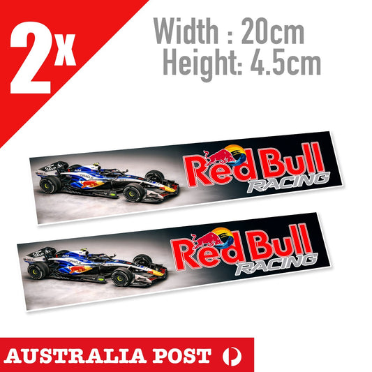 Red Bull FORMULA 1 Racing Car Banner  Stickers
