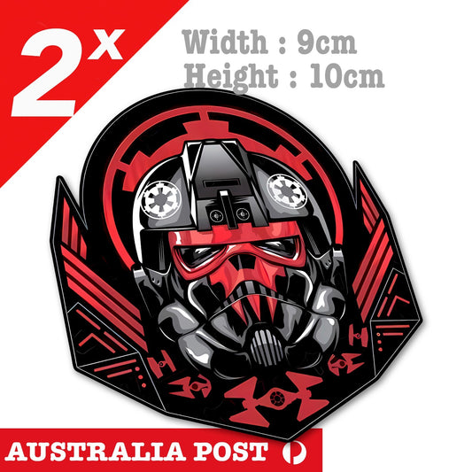 Storm trooper Dark Side Elite Pilate Badge, Star Wars Helmet Stickers
