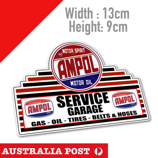 AMPOL Australia, Gasoline Service Garage Fridge,Bar Laptop , Car Sticker