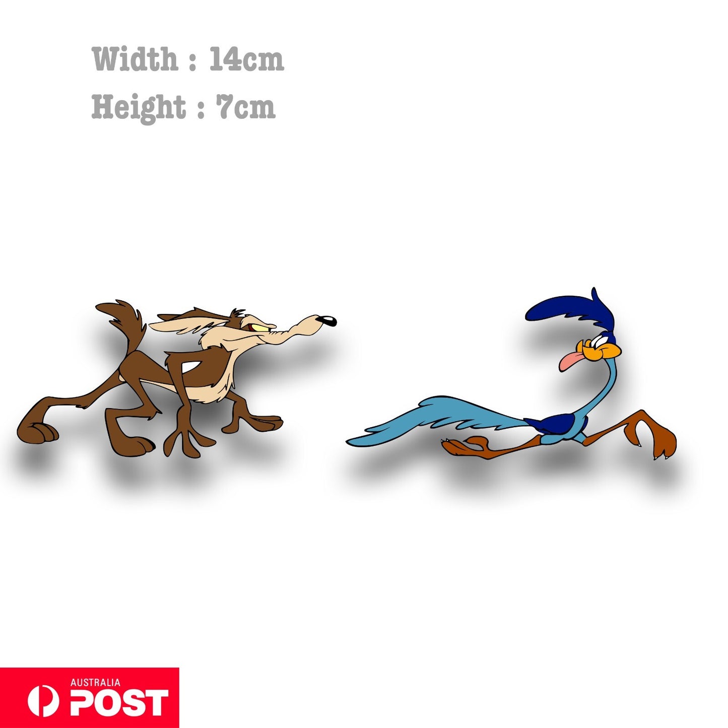 Road Runner  Beep Beep and Wile E Coyote Funny ACME Vinyl  Sticker