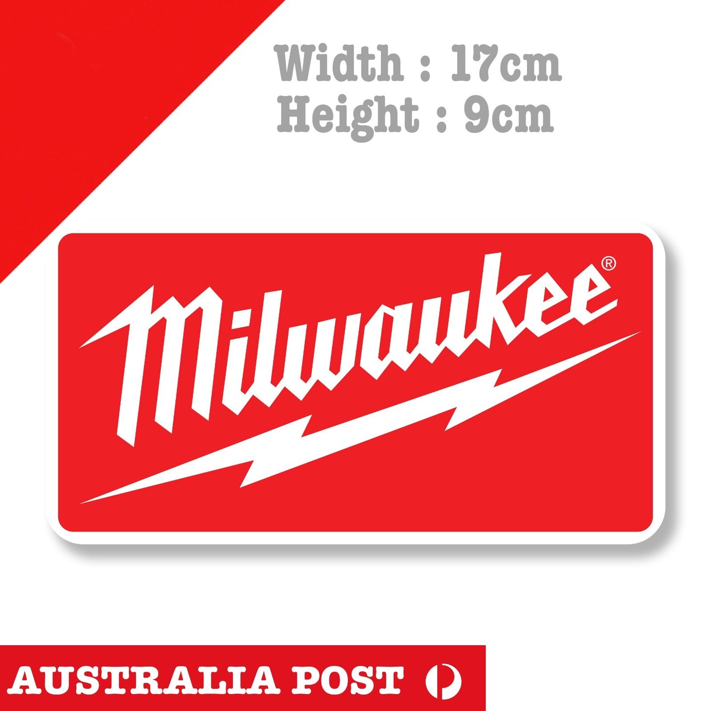 Milwaukee Electric Tool Logo, Power Tool Logo  Sticker