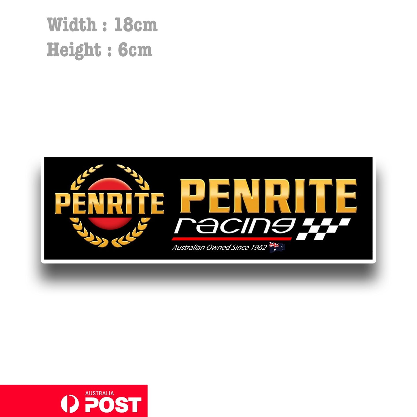 PENRITE Lubricant Racing Australia Banner Vinyl Stickers