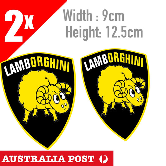 LAMBORGHINI Funny Logo  Laptop , Car  Vinyl  Sticker