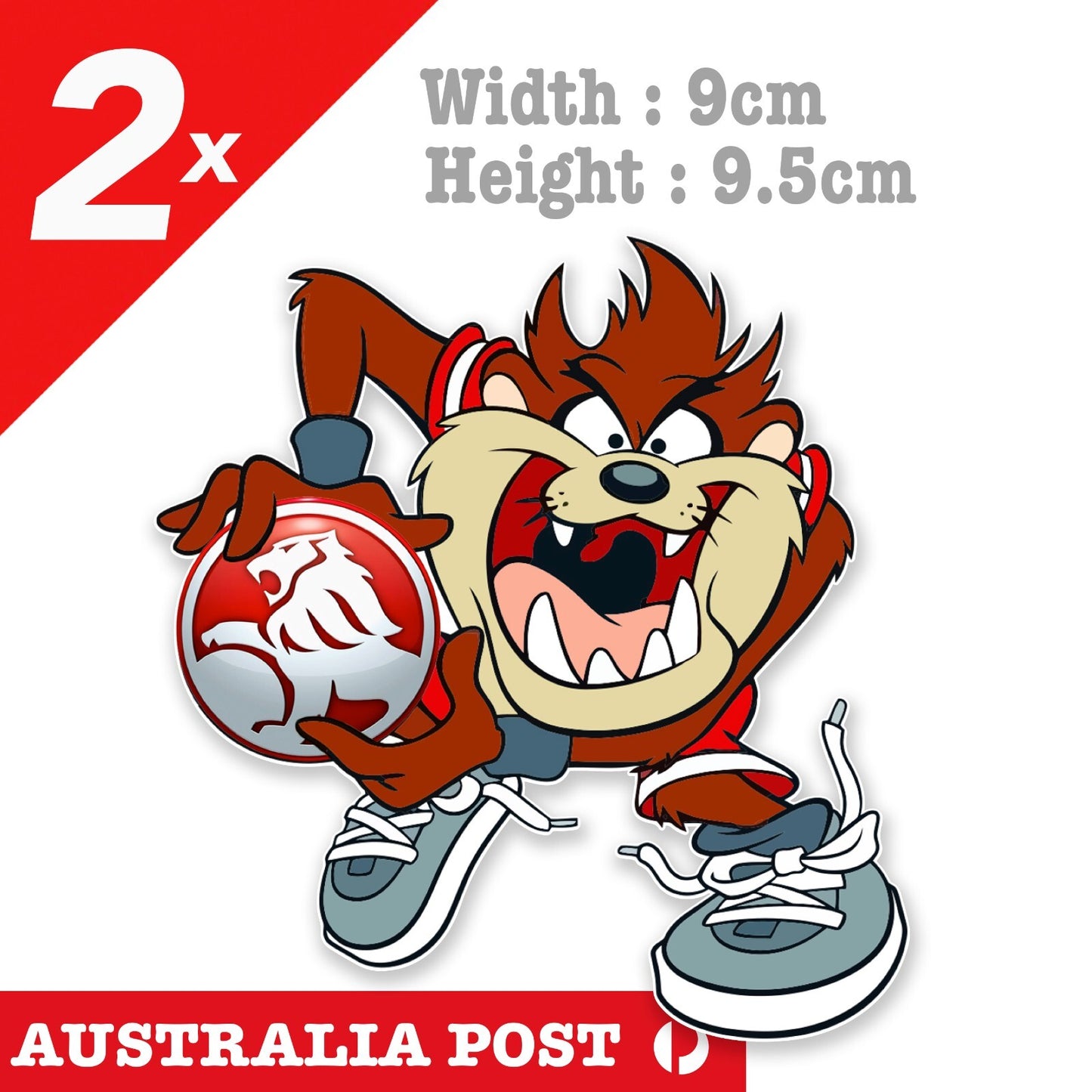 HOLDEN logo Taz the Devil , Looney Tunes Funny Sticker