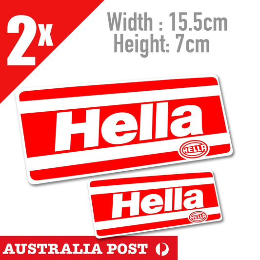 HELLA COMET 500 PROTECTIVE FRONT SPOT FOG DRIVING LAMP LIGHT COVER RED Stickers