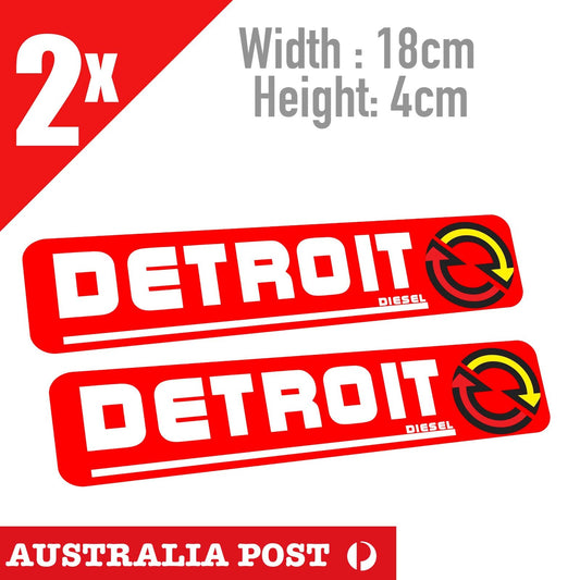 Detroit Diesel Power Series 60, Engine Automotive Oil Gas Service Truck Stickers