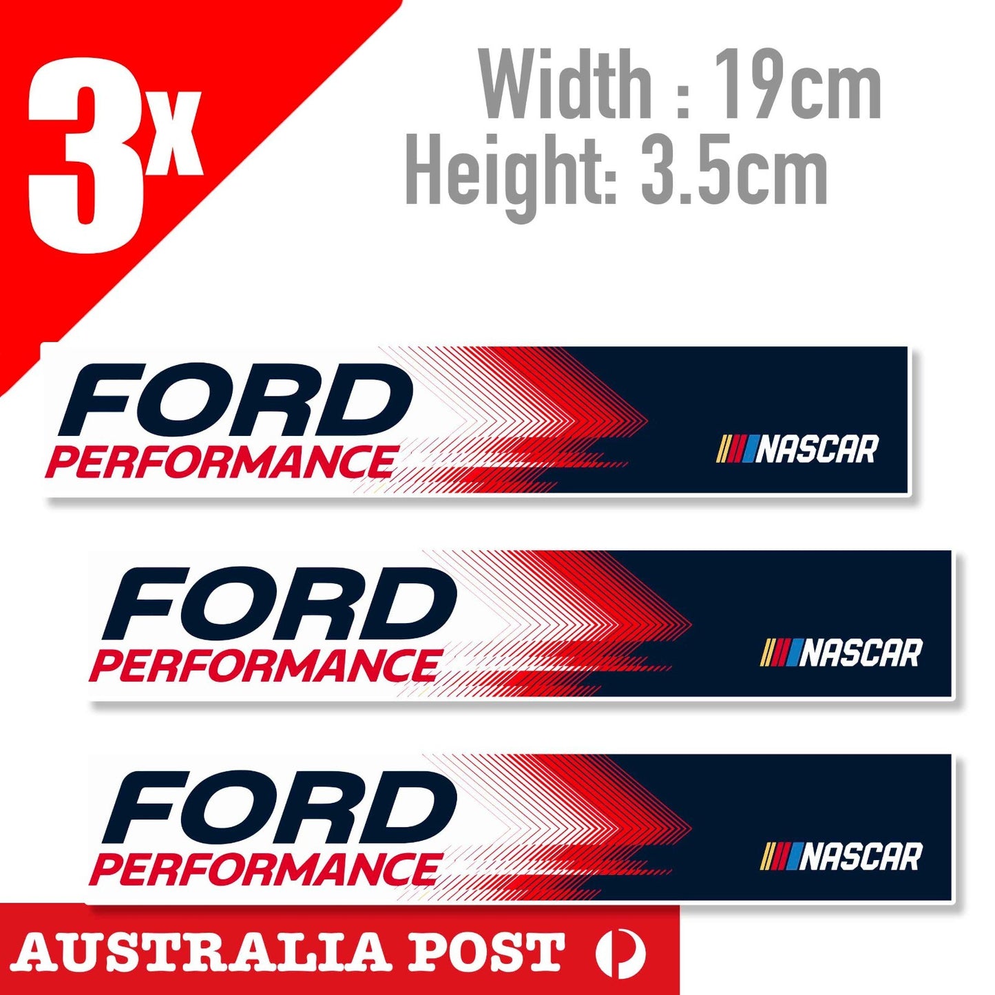 FORD PERFORMANCE NASCAR Banner x3  Sticker