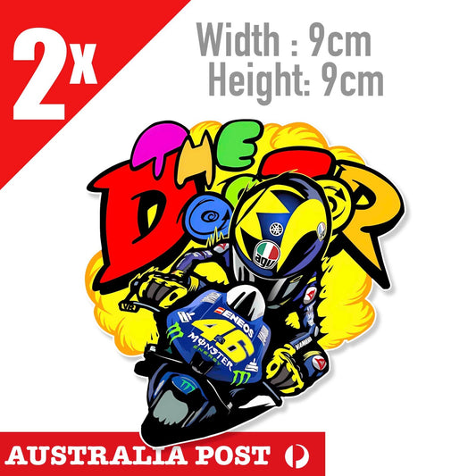 The Doctor 46 - Valentino Rossi's VR46  Laptop , Car . Motorcycle Sticker