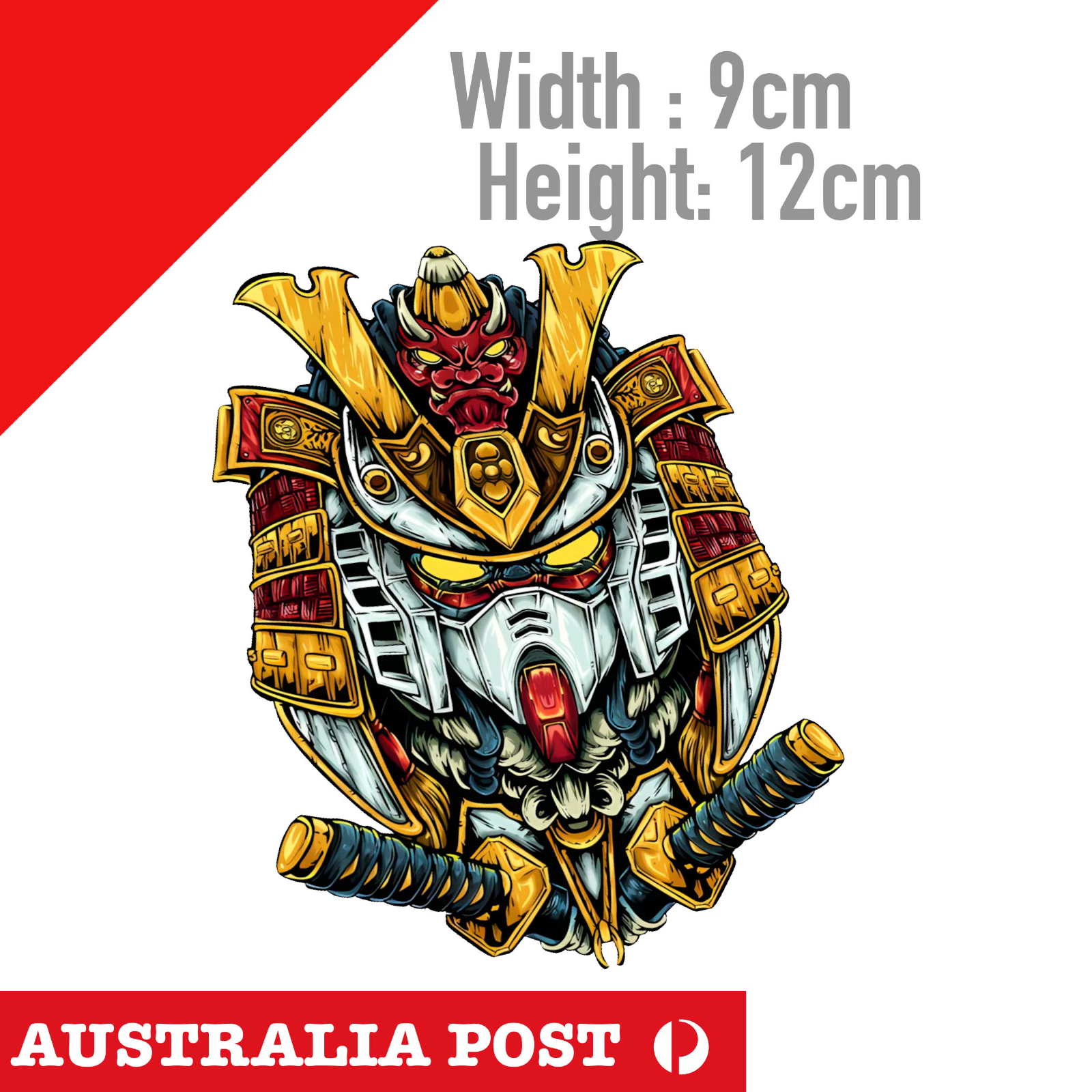 Gundam  RX-78 SAMURAI with Swords JDM Robot, Gundam Robot Sticker