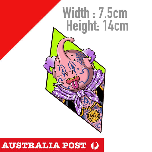 Majin Boo  - Dragon Ball Z  Thug Life, Laptop , Car  Decal Sticker