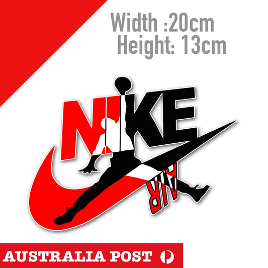 Nike AIR , Air Jordan - Nike Logo White Sticker