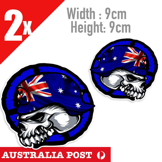 Metal Mulisha ,Motocross Dirt Bike 4x4 Off Road Australian Flag Helmet  Stickers