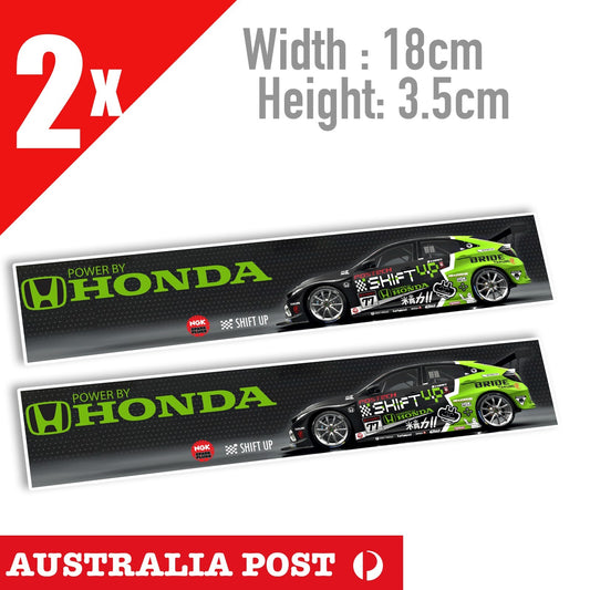 Honda CIVIC Type R Racing Car Banner  Stickers
