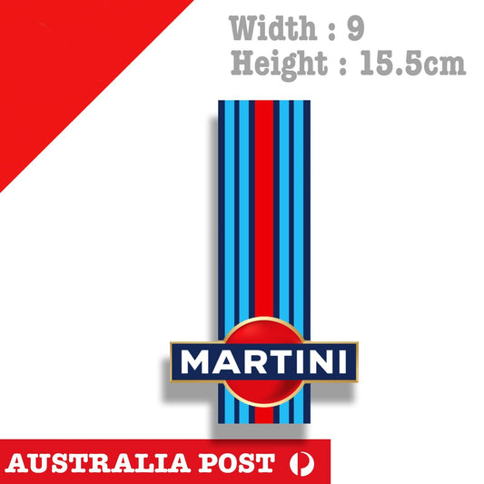 MARTINI Racing Banner Vinyl  Sticker