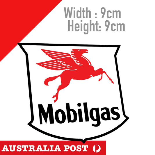 VINTAGE Mobil Pegasus  Decal Sticker  Vintage Petrol Americana Hot Rod Sticker