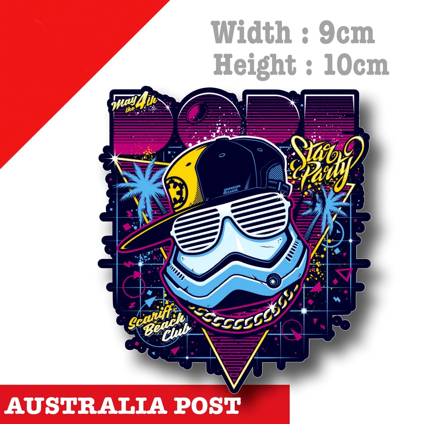 Star Wars Storm Trooper Hip Hop Soldier Funny Vinyl  Sticker