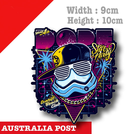 Star Wars Storm Trooper Hip Hop Soldier Funny Vinyl  Sticker