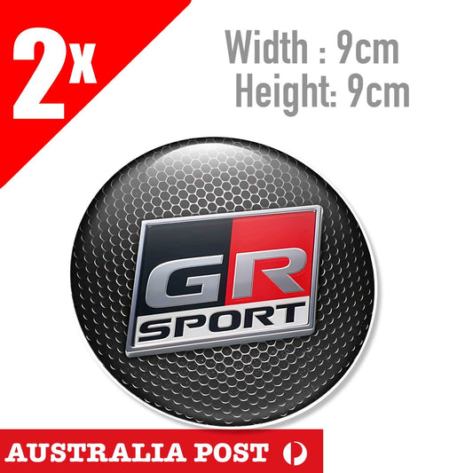 TOYOTA  GR Sport ,GAZOO Racing GR JDM JAPAN Round x2 Sticker