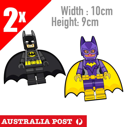 Lego BATMAN & BATWOMAN, DARK KNIGHT  Figuring Decal , Batman   Sticker